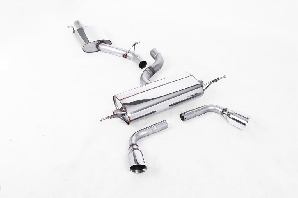 Milltek Resonated Cat-Back Exhaust for Audi TT MK2, GT Tips