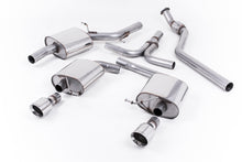 Load image into Gallery viewer, Milltek Resonated Dual-Outlet Cat-Back Exhaust for Audi B8 A5 2.0 TFSI, Polished Tips