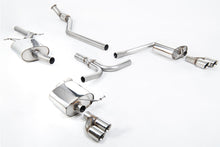 Load image into Gallery viewer, Milltek Resonated Cat-Back Exhaust for Audi B8 A4 2.0 TFSI, Polished Tips