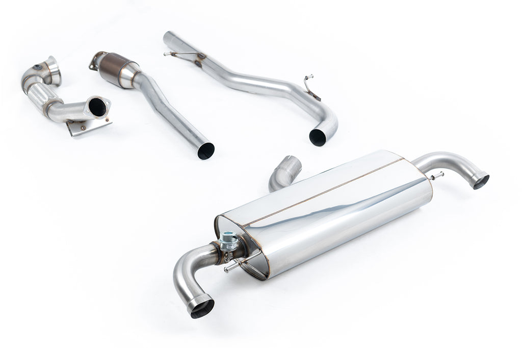 Milltek Valved Turbo-Back Exhaust for Audi TT RS MK2 2.5L TFSI, OE Tips