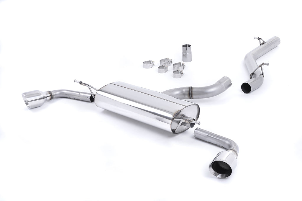 Milltek Non-Resonated Cat-Back Exhaust for Audi TT MK2, Polished Tips