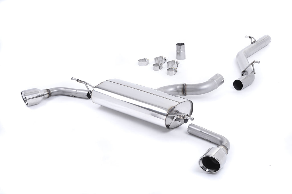 Milltek Non-Resonated Cat-Back Exhaust for Audi TT MK2, Polished Tips for Audi TT Quattro