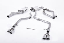 Load image into Gallery viewer, Milltek Race Non-Resonated Cat-Back Exhaust for Audi B8 S5, Polished Tips