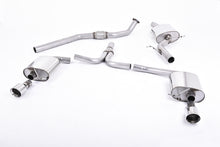 Load image into Gallery viewer, Milltek Resonated Cat-Back Exhaust for Audi B8 A4 A5 2.0 TFSI, Polished Tips