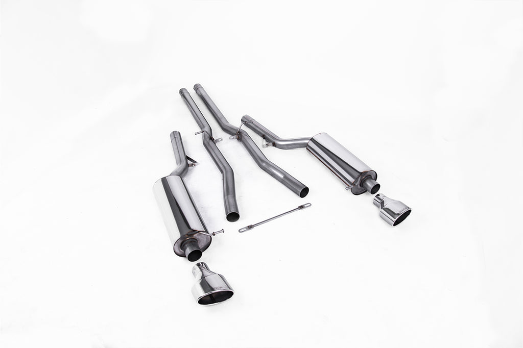 Milltek Non-Resonated Cat-Back Exhaust for Audi RS6 C5, Polished Tips