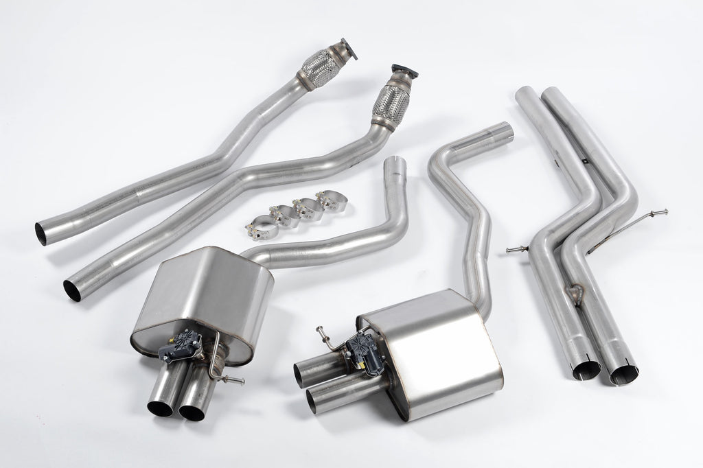 Milltek Non-Resonated Cat-Back Exhaust for Audi C7 RS6 RS7