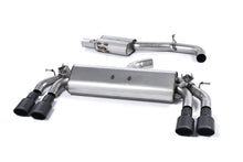 Load image into Gallery viewer, Milltek Resonated Cat-Back Exhaust for Audi S3 8V Sportback, Cerakote Black Tips
