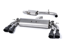 Load image into Gallery viewer, Milltek Resonated Cat-Back Exhaust for Audi S3 8V Sportback, Cerakote Black Tips (SSXAU420)