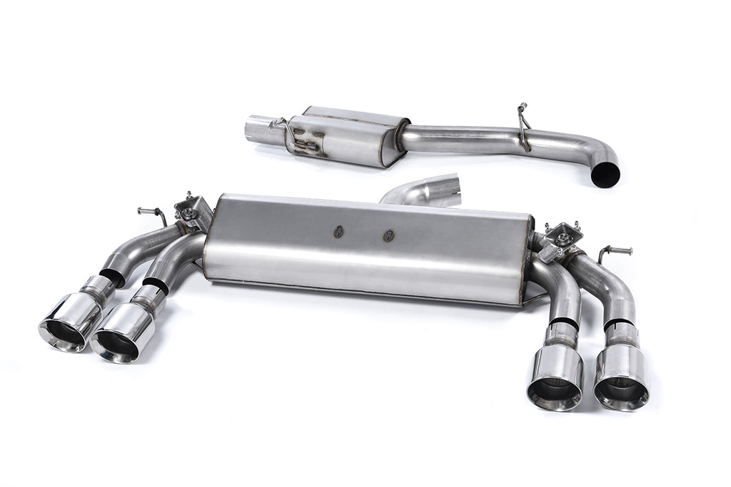 Milltek Resonated Cat-Back Exhaust for Audi S3 8V Sportback, Polished Tips (SSXAU421)