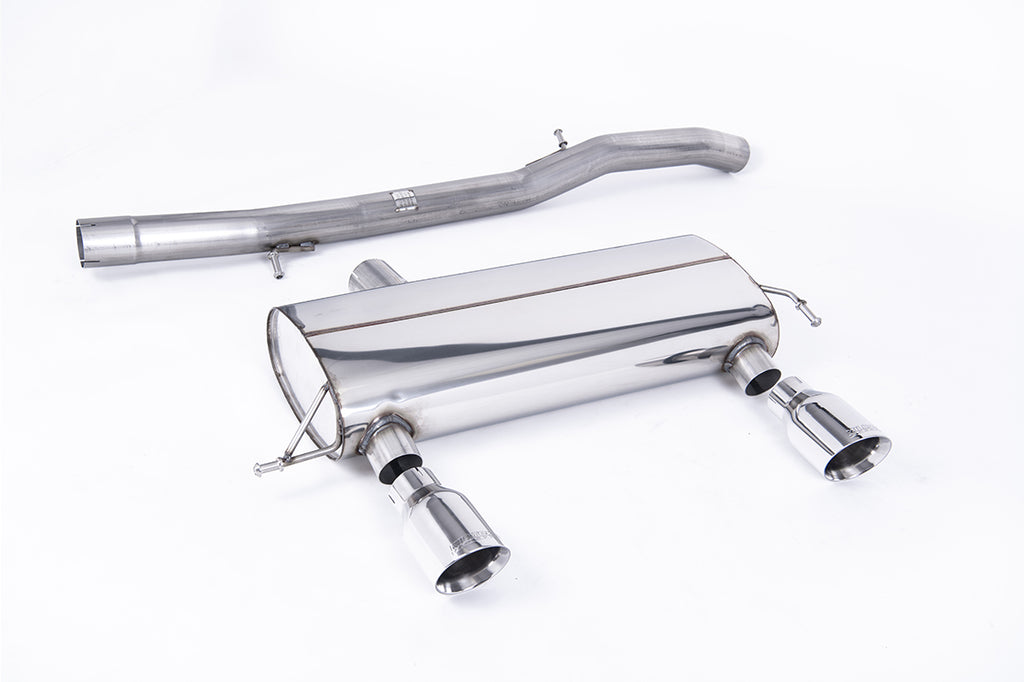 Milltek Non-Resonated Race Cat-Back Exhaust for Audi TT MK1 225, Polished Tips