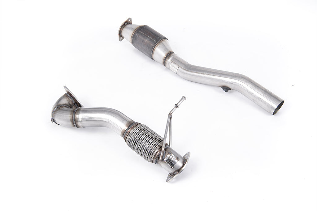 Milltek Race Large Bore Downpipe & Hi-Flow Sports Cat for Audi TT MK1 225 Quattro