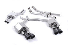 Load image into Gallery viewer, Milltek Valved Cat-Back Exhaust for Audi C7 S6 S7, Cerakote Black Tips