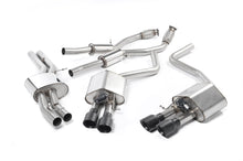 Load image into Gallery viewer, Milltek Resonated Cat-Back Exhaust for Audi D4 S8, Cerakote Black Tips
