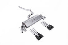 Load image into Gallery viewer, Milltek Non-Resonated Cat-Back Exhaust for Audi S3 8V.2, Cerakote Black Tips