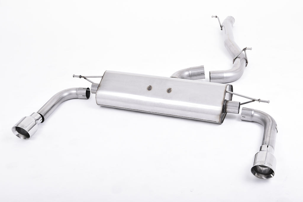 Milltek Non-Resonated Cat-Back Exhaust for Audi A3 8V 2.0 TFSI, Polished Tips