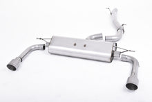 Load image into Gallery viewer, Milltek Non-Resonated Cat-Back Exhaust for Audi A3 8V 2.0 TFSI, Brushed Titanium Tips