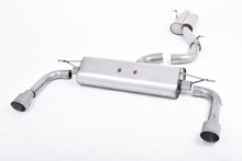 Load image into Gallery viewer, Milltek Resonated Cat-Back Exhaust for Audi A3 8V 2.0 TFSI, Brushed Titanium Tips