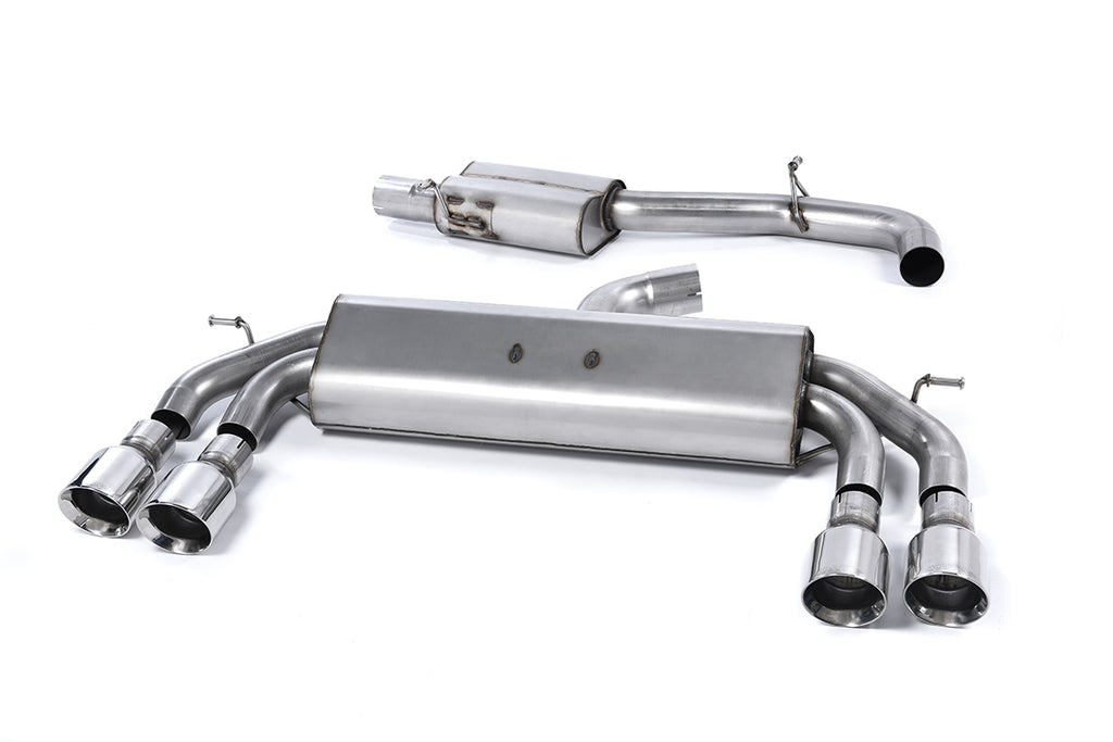Milltek Resonated Race Cat-Back Exhaust for Audi S3 8V, Polished Tips (SSXAU528)