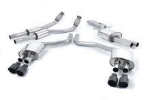 Load image into Gallery viewer, Milltek Resonated Cat-Back Exhaust for Audi C7 S6 S7, Cerakote Black Tips