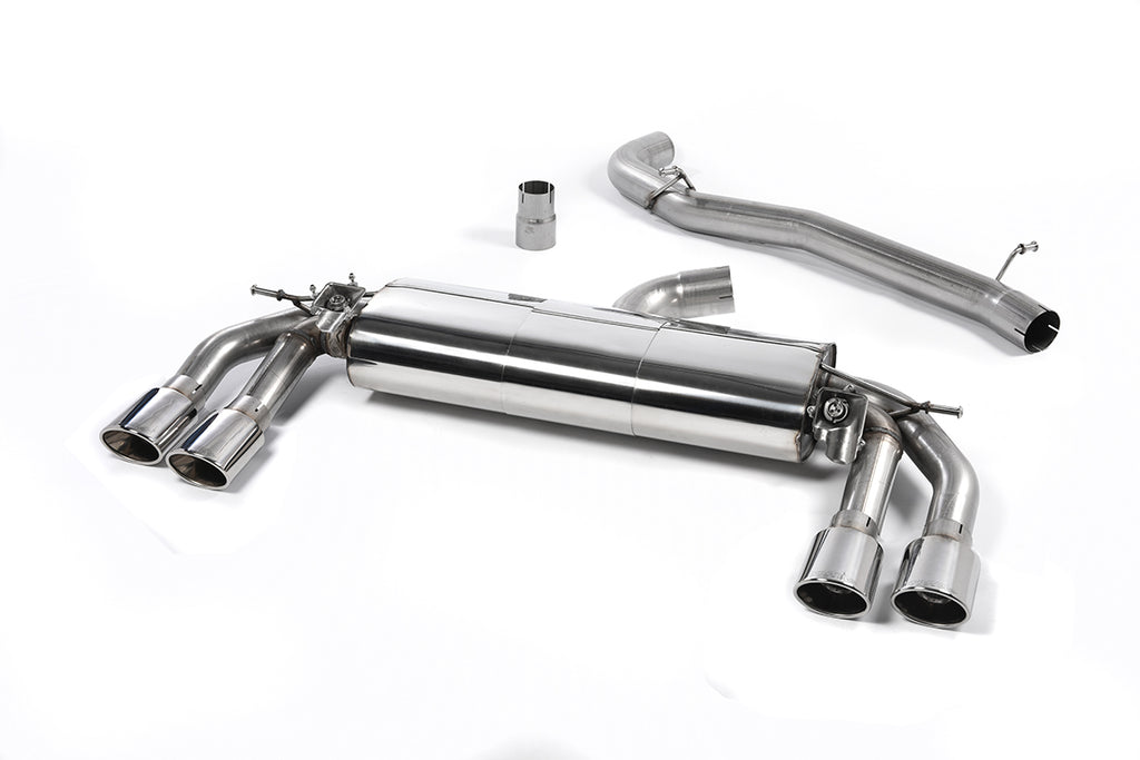 Milltek Non-Resonated Cat-Back Exhaust for Audi MK3 TTS, Polished Tips