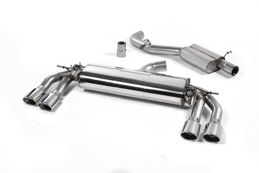 Milltek Resonated Cat-Back Exhaust for Audi MK3 TTS, Polished Tips