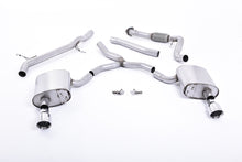 Load image into Gallery viewer, Milltek Non-Resonated Cat-Back Exhaust for Audi B9 A4 2.0 TFSI, Polished Tips