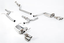 Load image into Gallery viewer, Milltek Non-Resonated Cat-Back Exhaust for Audi B8 A4 2.0 TFSI, Polished Tips (SSXAU627)