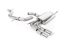 Load image into Gallery viewer, Milltek Non-Resonated Cat-Back Exhaust for Audi A3 8P 2.0T FSI, Smaller Volume Rear Silencer and GT-80 Polished Tips