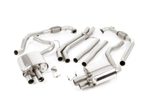 Load image into Gallery viewer, Milltek Non-Resonated Cat-Back Exhaust for Audi B9 S4 S5, Brushed Titanium Tips