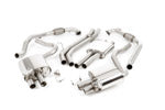 Load image into Gallery viewer, Milltek Resonated Cat-Back Exhaust for Audi B9 S5 Coupe, Carbon Fibre Tips