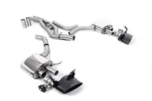 Load image into Gallery viewer, Milltek 80mm Non-Resonated Cat-Back Exhaust for Audi RS6 RS7 C8, Cerakote Black Tips