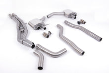 Load image into Gallery viewer, Milltek Non-Resonated 80mm OPF/GPF-Back Exhaust for Audi C8 RS6 RS7 Cut-In Fit, Polished Tips