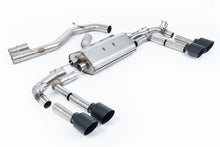 Load image into Gallery viewer, Milltek 80mm Road+ Cat-Back Exhaust for Audi S3 8Y, Cerakote Black Tips