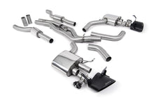 Load image into Gallery viewer, Milltek Resonated 80mm Cat-Back Exhaust for Audi RS6 RS7 C8 Cut-In Fit, Cerakote Black Tips