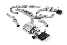 Load image into Gallery viewer, Milltek Resonated 80mm Cat-Back Exhaust for Audi RS6 RS7 C8 Bolt-On, Cerakote Black Tips