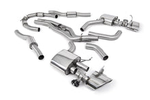 Load image into Gallery viewer, Milltek Resonated 80mm Cat-Back Exhaust for Audi RS6 RS7 C8 Bolt-On, Polished Tips