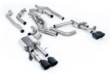 Load image into Gallery viewer, Milltek 80mm Non-Resonated OPF-Back Exhaust for Audi D5 S8, Cerakote Black Tips