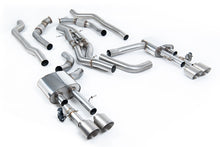 Load image into Gallery viewer, Milltek 80mm Non-Resonated OPF-Back Exhaust for Audi D5 S8, Brushed Titanium Tips
