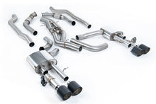 Load image into Gallery viewer, Milltek 80mm Non-Resonated OPF-Back Exhaust for Audi S8 D5, Carbon Fibre Tips