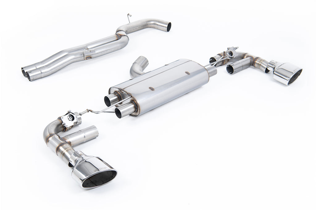 Milltek 80mm Non-Resonated Cat-Back Exhaust for Audi TTRS MK3, Polished Tips