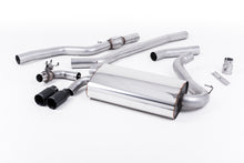 Load image into Gallery viewer, Milltek Non-Resonated Cat-Back Exhaust for BMW F32 428i, Cerakote Black Tips
