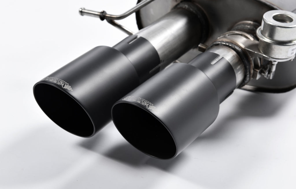 Milltek Resonated Cat-Back Exhaust for BMW F10 M5, Cerakote Black Tips