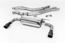 Load image into Gallery viewer, Milltek Resonated Cat-Back Exhaust for BMW 2 Series M240i Coupe (F22 LCI), Cerakote Black Tips
