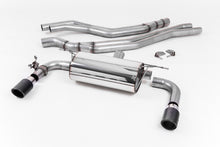 Load image into Gallery viewer, Milltek Non-Resonated Race Cat-Back Exhaust for BMW F22 M240i, Carbon Fibre Tips