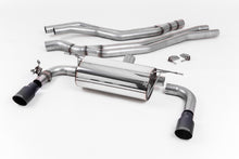 Load image into Gallery viewer, Milltek Non-Resonated Race Cat-Back Exhaust for BMW F22 M240i, Cerakote Black Tips
