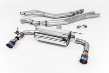 Load image into Gallery viewer, Milltek Non-Resonated Race Cat-Back Exhaust for BMW F22 M240i, Burnt Titanium Tips