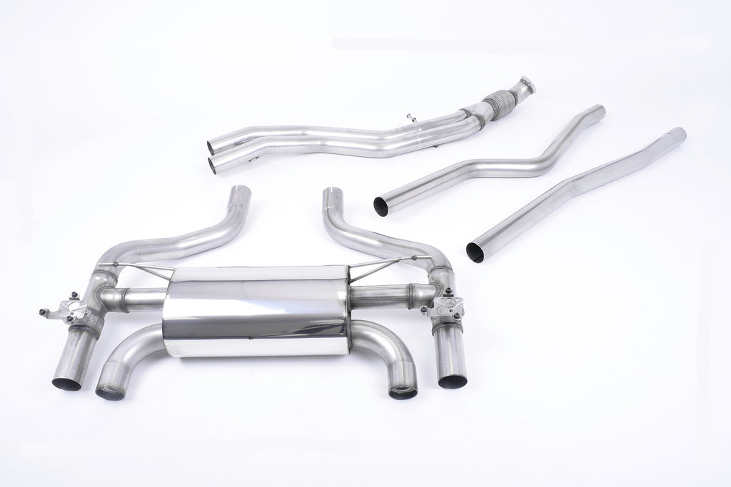 Milltek Valved Cat-Back Exhaust for BMW F87 M2, Carbon Fibre Tips