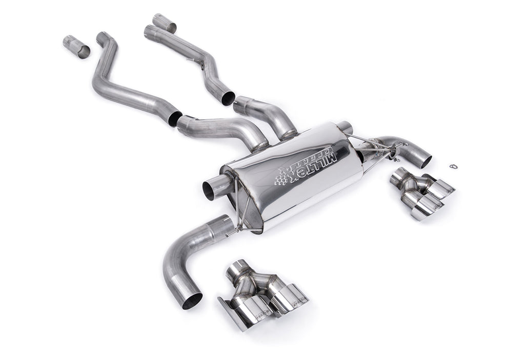 Milltek OPF Back Exhaust for BMW G20 M340i & G22 M440i, Polished Tips