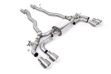 Load image into Gallery viewer, Milltek 80mm OPF/GPF Back System for BMW F90 M5, Brushed Titanium Tips