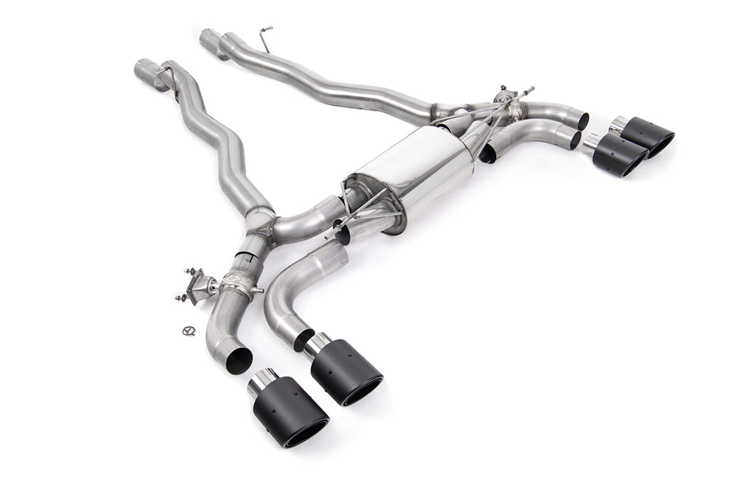 Milltek 80mm OPF/GPF Back System for BMW M5 F90, Carbon Tips
